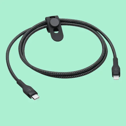 Belkin BoostCharge Pro 2-in-1 Cable with USB-C and Lightning (1.5m)